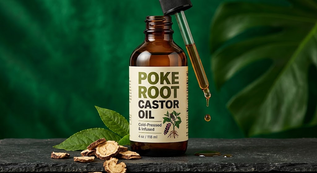 Poke Root Castor Oil